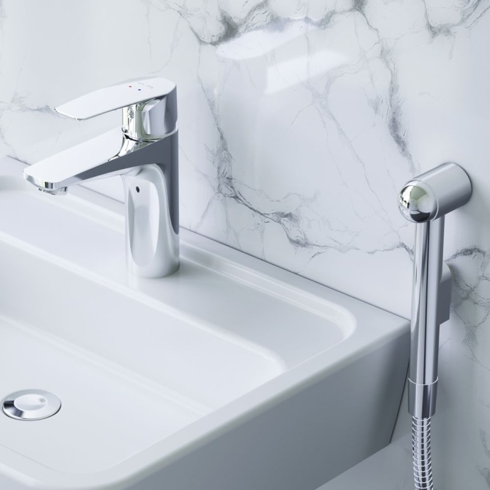 Смеситель AM.PM Gem F90A03000 для раковины, с гигиеническим душем - 1