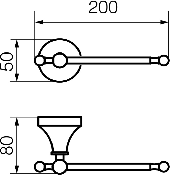 Держатель туалетной бумаги Veragio Gialetta VR.GIL-6480.BR - 2
