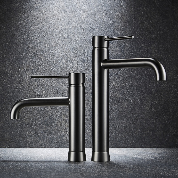 Смеситель для раковины Black&White Universell черный матовый 7600U - 3