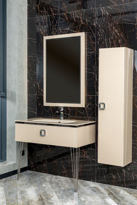 Шкаф - пенал Armadi Art Lucido 35 подвесной бежевый 772-CP - 2