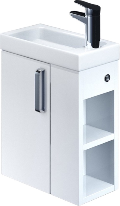 Тумба для комплекта IDDIS Torr 40 R, подвесная, белая TOR40WRi95 - 3