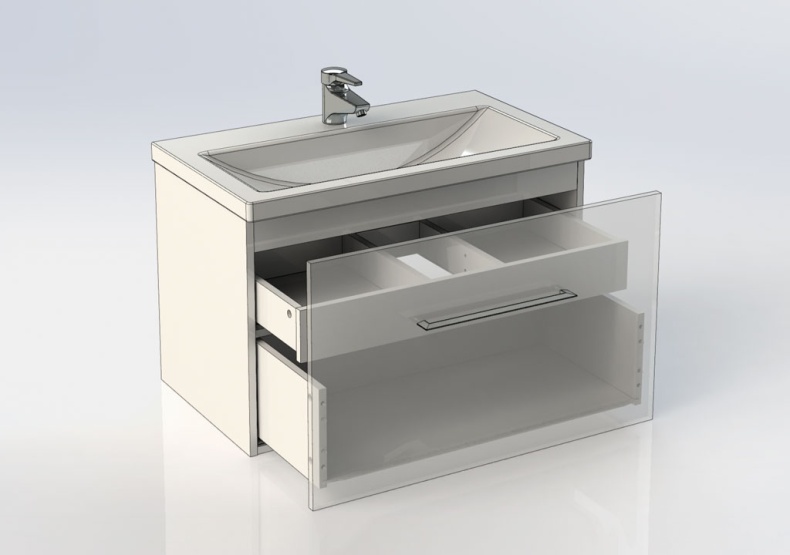 Мебель для ванной Aquanet Порто 80 белая 195731 - 8