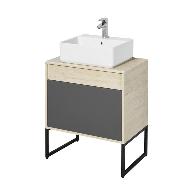 Опора для мебели Aquaton Лофт Урбан низкая черный 1A255203LQX70 - 1