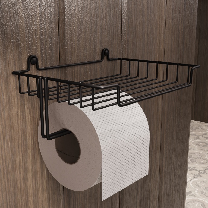 Держатель туалетной бумаги DIWO Смоленск П16545 черный муар - 3