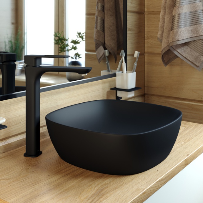 Смеситель IDDIS Slide SLIBL01i01 для раковины, черный - 4