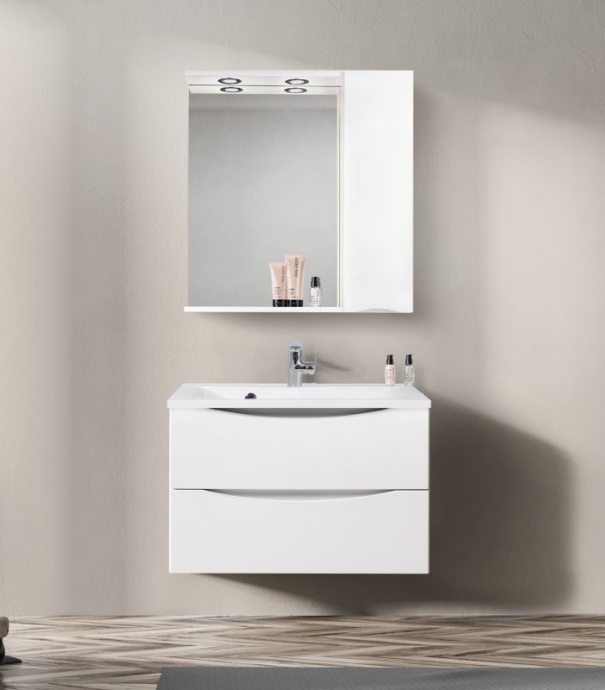 Зеркало-шкаф BelBagno Marino 80 R MARINO-SPC-800/750-1A-BL-P-R - 1