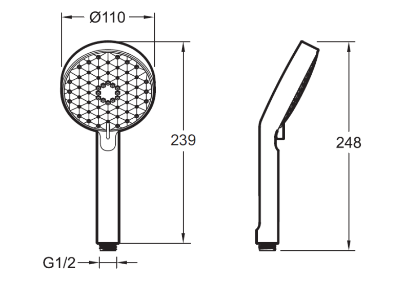 Душевой гарнитур Jacob Delafon Awaken E99898RU-CP - 1