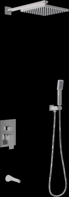 Душевой комплект Berges Ventas 3S хром 073005 - 0