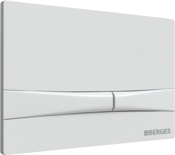 Кнопка смыва Berges Wasserhaus Novum F1 белый, глянец 040051 - 1