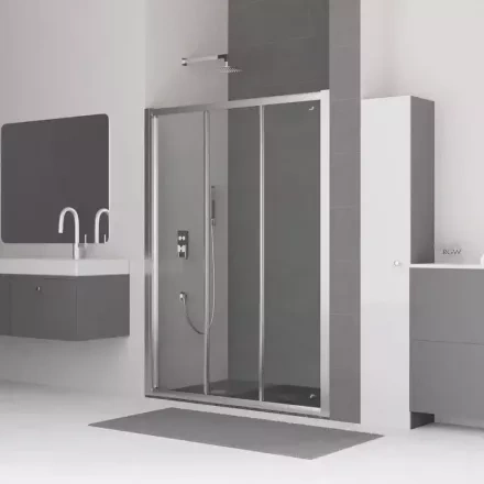 Душевая дверь Rgw Classic 100x185 хром стекло прозрачное 410911110-11 - 0