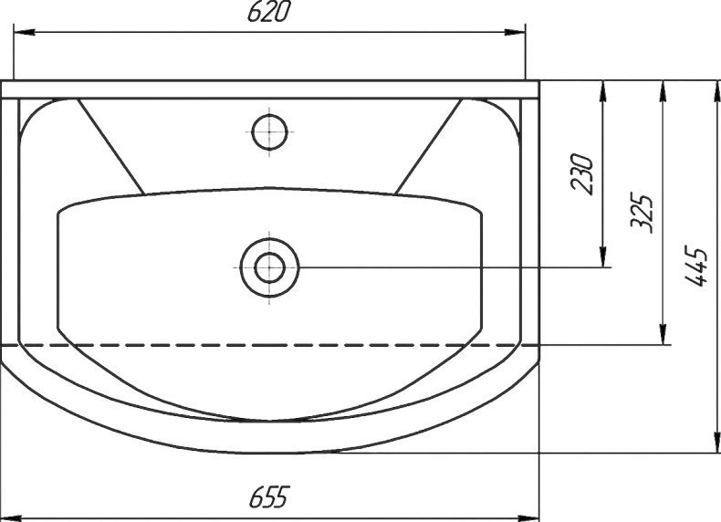 Мебельная раковина Rosa Элеганс 65 4620008192475 - 9