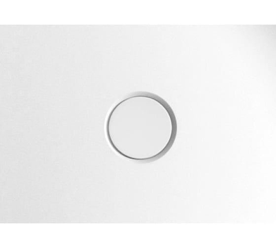 Накладка на слив Abber белый  AB0004 - 0