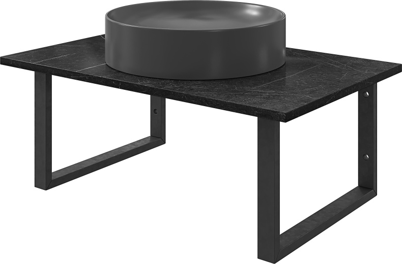 Раковина STWORKI накладная 43 3043-112 антрацит - 5