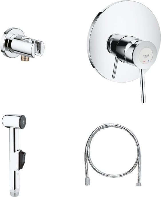 Гигиенический душ Grohe BauClassic со смесителем 124434 - 0