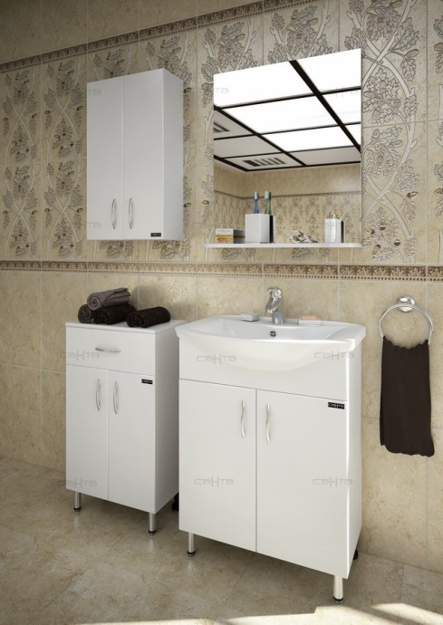 Шкаф СанТа ПШ 40х70 2 двери 401005 - 2