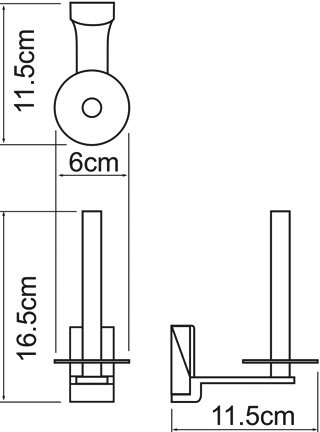 Держатель туалетной бумаги Wasserkraft Leine K-5097 - 2