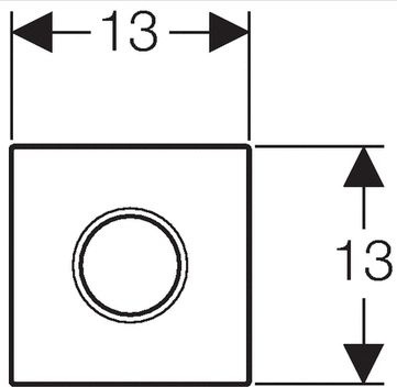 Привод бесконтактного смыва Geberit Sigma 01 Hytronic 116.021.21.5 для писсуара - 2