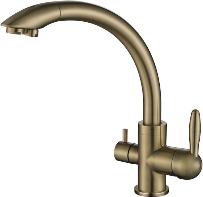 Смеситель Paulmark Essen для кухонной мойки, бронза Es213001Br Es213001-BR - 0