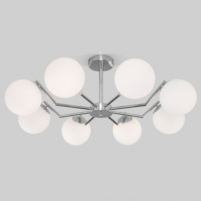 Люстра на штанге Eurosvet Frost 70154/8 хром - 0
