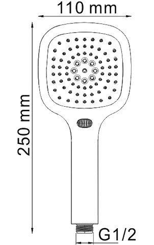 Смеситель Wasserkraft Aller 1061WHITE для ванны с душем - 12