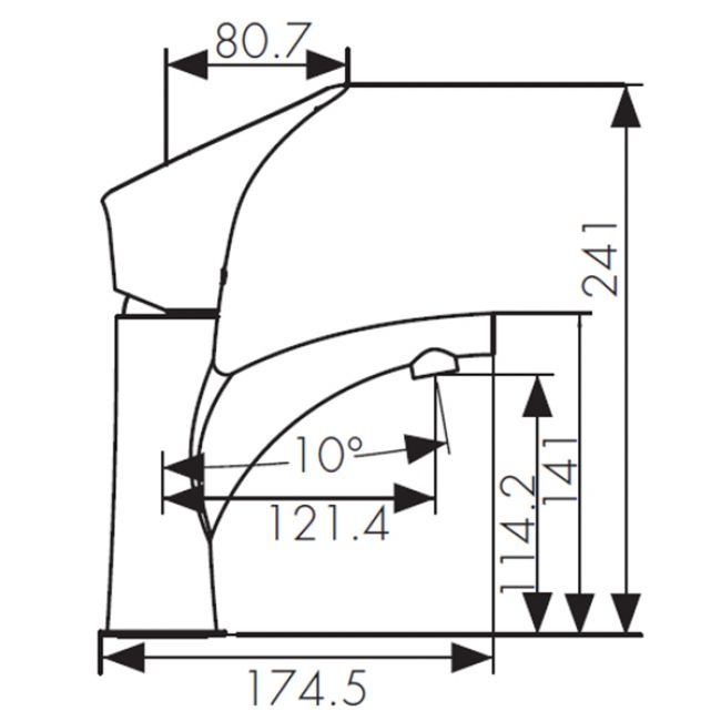 Смеситель Kaiser Calla 71011 для раковины - 1