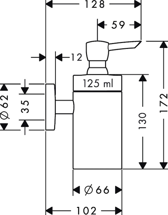 Дозатор Hansgrohe Logis 40514000 - 7