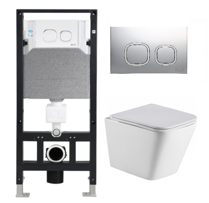 Комплект Weltwasser AMBERG 506 + GELBACH 004 MT-WT + AMBERG RD-CR  10000006788 - 0