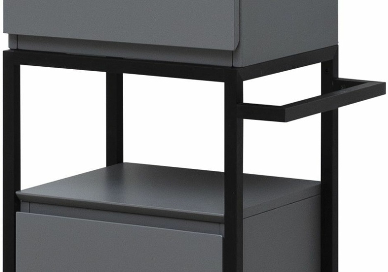 Полотенцедержатель для пенала Allen Brau Priority черный матовый 1.31008.BB - 1