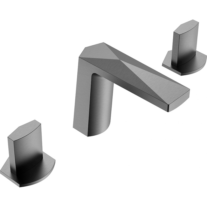 Смеситель для раковины Boheme Venturo черный матовый 150-GM-ICE - 0