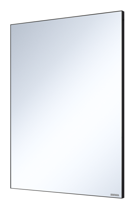 MARS - 60 Зеркало в черном матовом профиле MARS-02060-ЧмП - 0