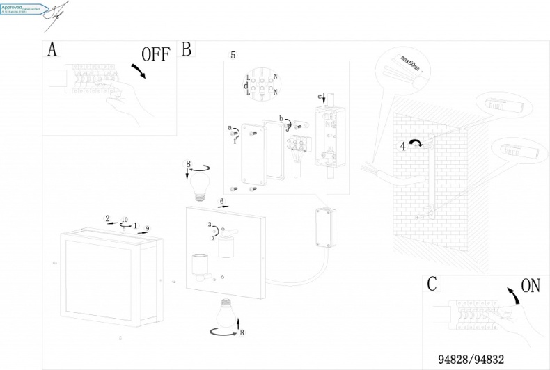 Уличный светильник Eglo Alamonte 1 94832 - 2