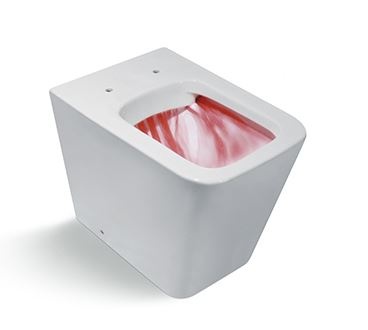 Унитаз приставной Ceramalux белый, смыв AquaBlade  NS-3170 - 3