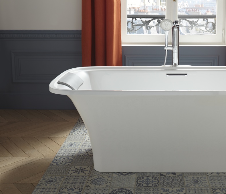 Ванна из искусственного камня Jacob Delafon Elite 180x85 щелевой перелив E6D034-00 - 4