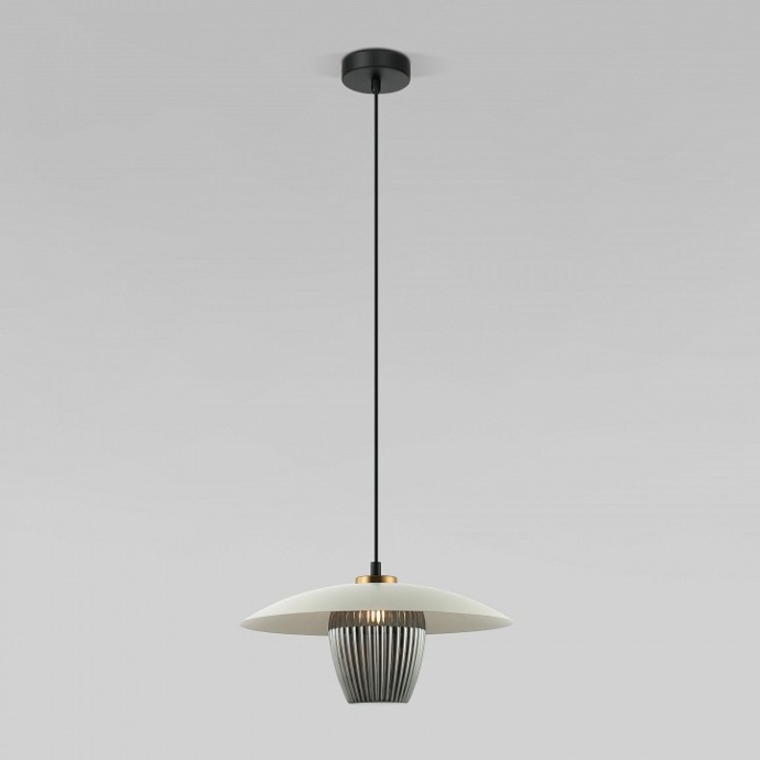 Подвесной светильник Eurosvet Kamari 50259/1 белый/дымчатый - 2