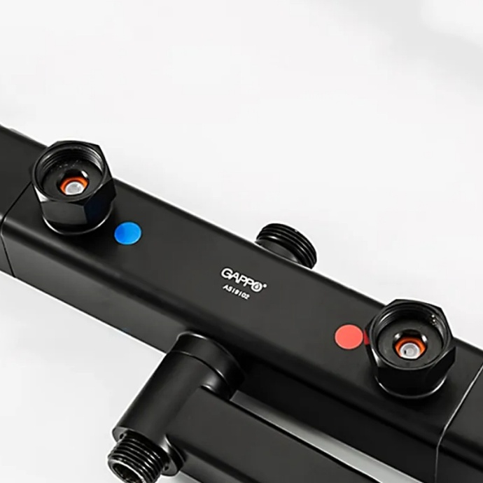 Душевая стойка с термостатом Gappo G2491-6 - 3