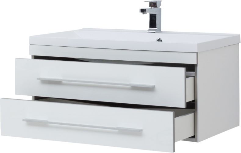 Мебель для ванной Aquanet Верона 90 подвесная белая - 6