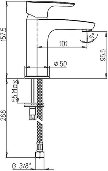 Душевой комплект Paini Parallel + Monza 47KIT3 3 в 1 47CRKIT3 - 2