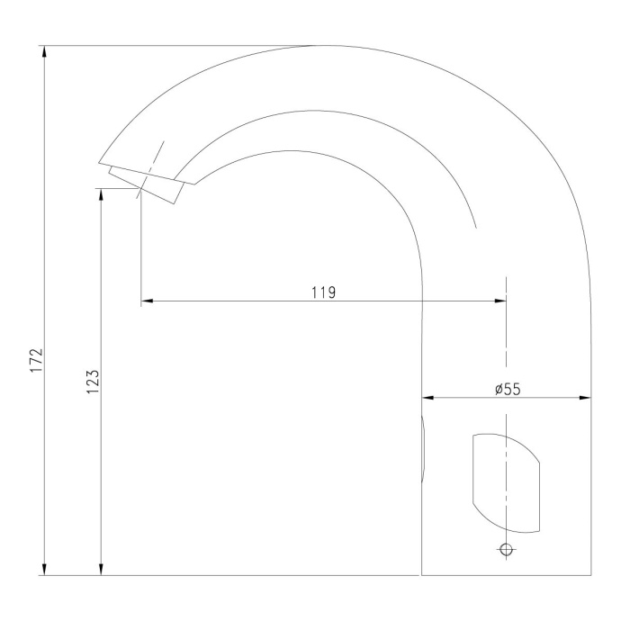 Смеситель для раковины Lemark Project хром  LM4656CE - 1