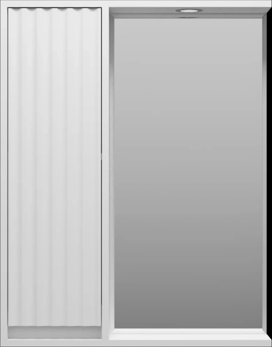 Зеркало Brevita Balaton 65 L, белое  BAL-04065-01-01Л - 0