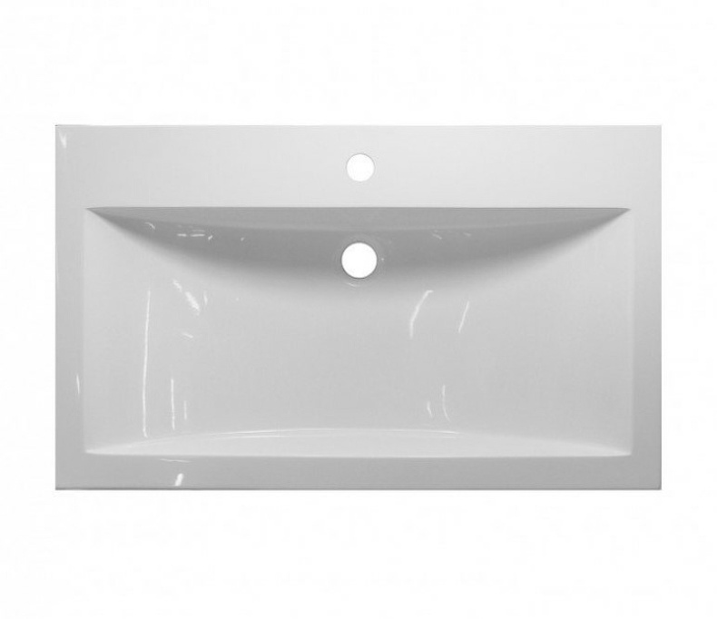 Мебельная раковина Misty Монако 80 белая глянцевая ФР-00002611 - 1