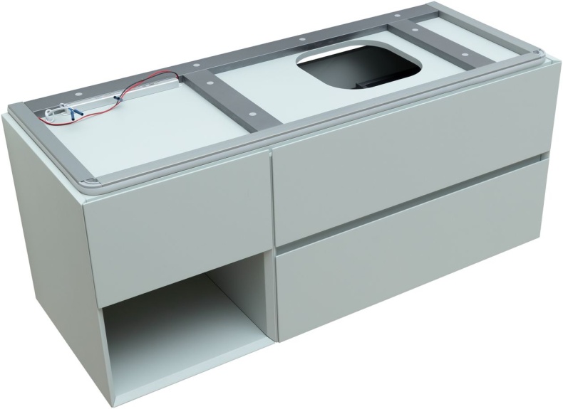 Тумба под раковину Allen Brau Infinity 120 R светло - зеленый матовый 1.21007.PWM - 7