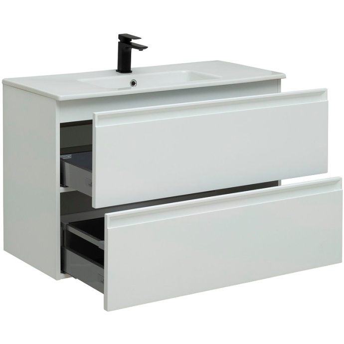 Тумба под раковину Allen Brau Eclipse 100 белый матовый 1.E1003.WM - 6