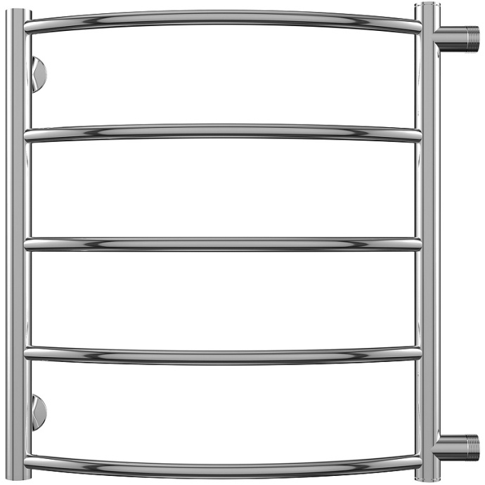 Водяной полотенцесушитель Terminus Классик П5 500х596 Хром боковое подключение 4670030726230 - 0