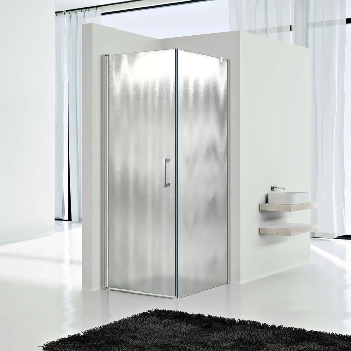 Душевая дверь Vincea Orta 90 хром стекло рифленое VDP-1O900CH-L - 1