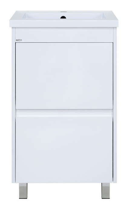 Тумба под раковину Misty Алиса 50 напольная, белая Э-Али01050-0112Я - 0