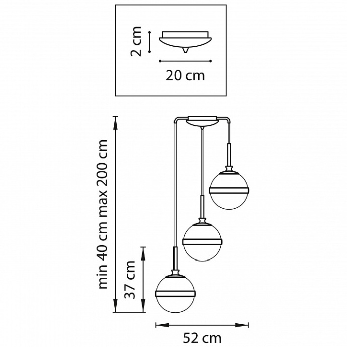 Подвесной светильник Lightstar Globo 813131 - 1