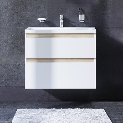 Тумба для комплекта AM.PM X-Joy 80, подвесная, белый глянец M85AFHX0802WG - 0