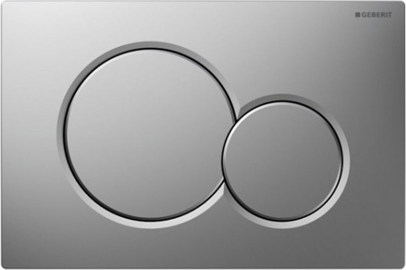 Кнопка смыва Geberit Sigma 01 115.770.46.5 матовый хром - 0