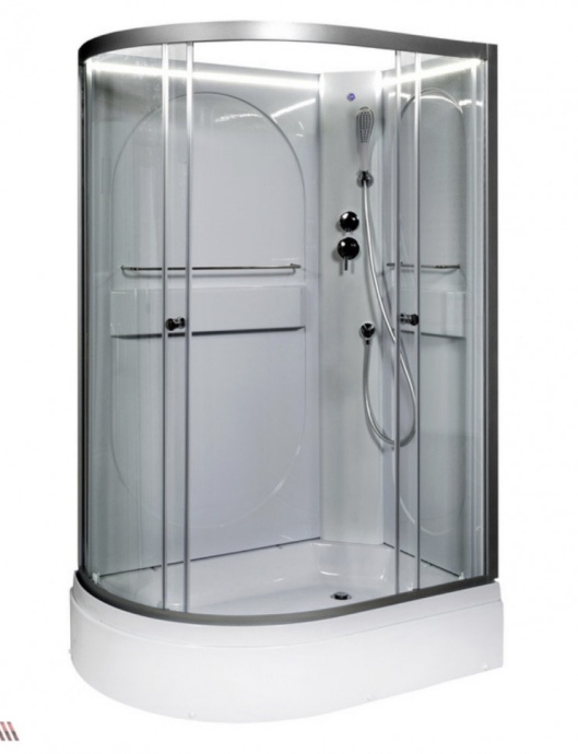 Душевая кабина DETO L 120х80 с подсветкой  L520RNLED - 0