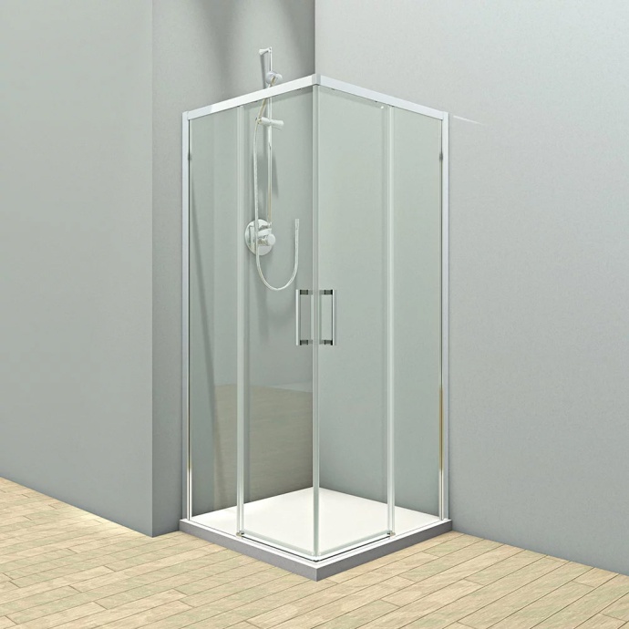 Душевой уголок Veconi Rovigo 90x90, хром  RV47-90-01-C4 - 0